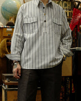 Striped Pullover Shirt LabourUnionClothing