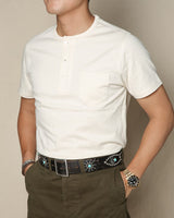 Labour Union-amrecian-retro-clothing-US Military Henley Shirt