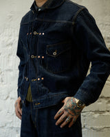 Rivet-Shawl-Collar-Jacket