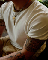 labourunion- clothing-american-retro-1940s- crew-neck-tee-olive 02