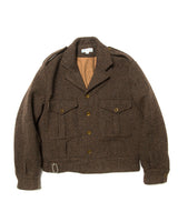 P49 Battledress Blouse Tweed Brown LabourUnionClothing