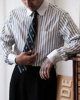 Club Collar Striped Shirt LabourUnionClothing