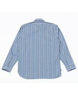 Multitrack-Striped Cotton Shirt LabourUnionClothing