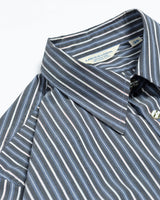 Multitrack-Striped Cotton Shirt LabourUnionClothing