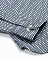 Multitrack-Striped Cotton Shirt LabourUnionClothing
