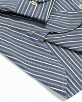 Multitrack-Striped Cotton Shirt LabourUnionClothing