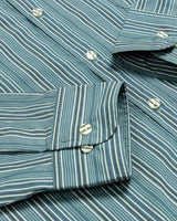 Multitrack-Striped Cotton Shirt LabourUnionClothing