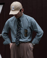 Multitrack-Striped Cotton Shirt LabourUnionClothing