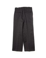 Twist Twill Striped Trouser Black