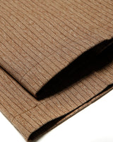 Mock Twill Pinstriped Trouser Brown LabourUnionClothing