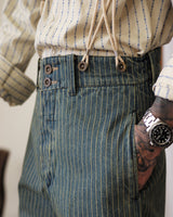 Washed Wabash Denim Trouser LabourUnionClothing