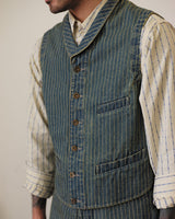 Washed Wabash Denim Vest