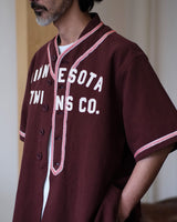 Burgundy Baseball Jersey