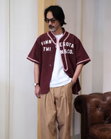 Burgundy Baseball Jersey