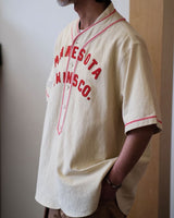 Maillot de baseball crème