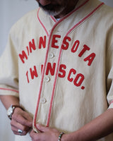 Maillot de baseball crème