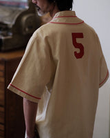 Maillot de baseball crème