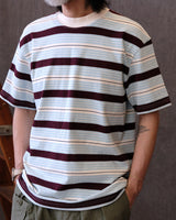 Boxy heavyweight 310g striped cotton t-shirt – view 2