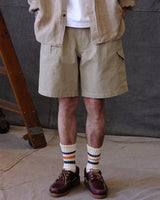 HBT rip-stop military field cargo shorts – view 10