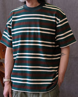 Boxy heavyweight 310g striped cotton t-shirt – view 5