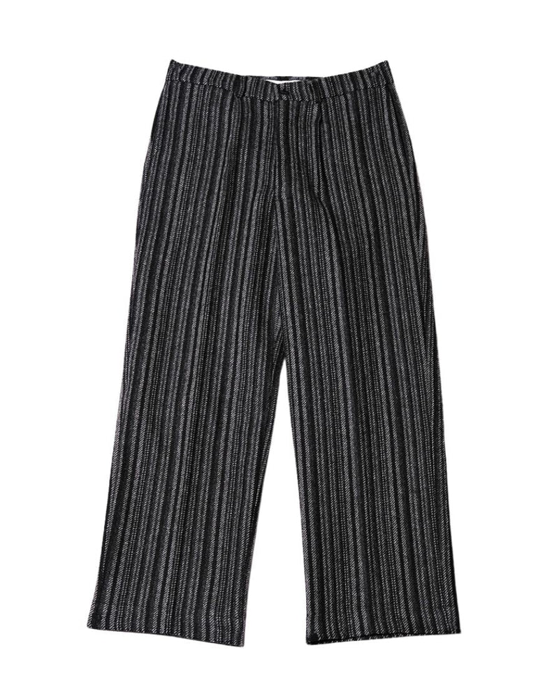 Pantalon élastique rayé en velours milleraies, SABLE Pantalon élastique rayé en velours milleraies, SABLE