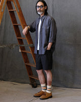 Water-repellent nylon drawstring shorts