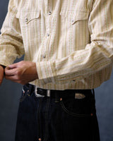 Ceinture de ranger Nocona plaquée argent