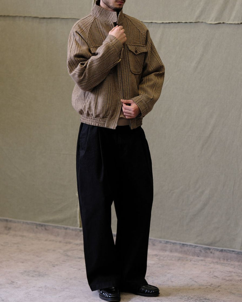 Strapped Pleated Chino Pima Cotton