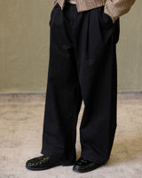 Strapped Pleated Chino Pima Cotton