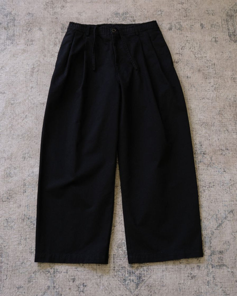 Strapped Pleated Chino Pima Cotton