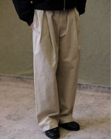 Strapped Pleated Chino Pima Cotton