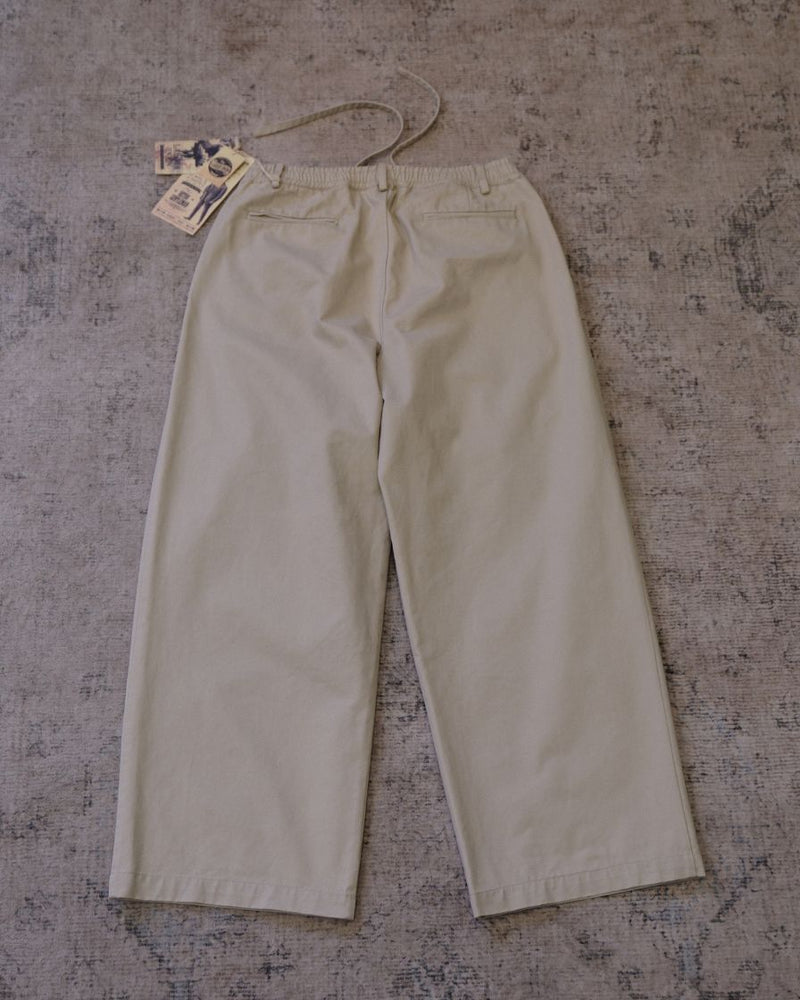 Strapped Pleated Chino Pima Cotton