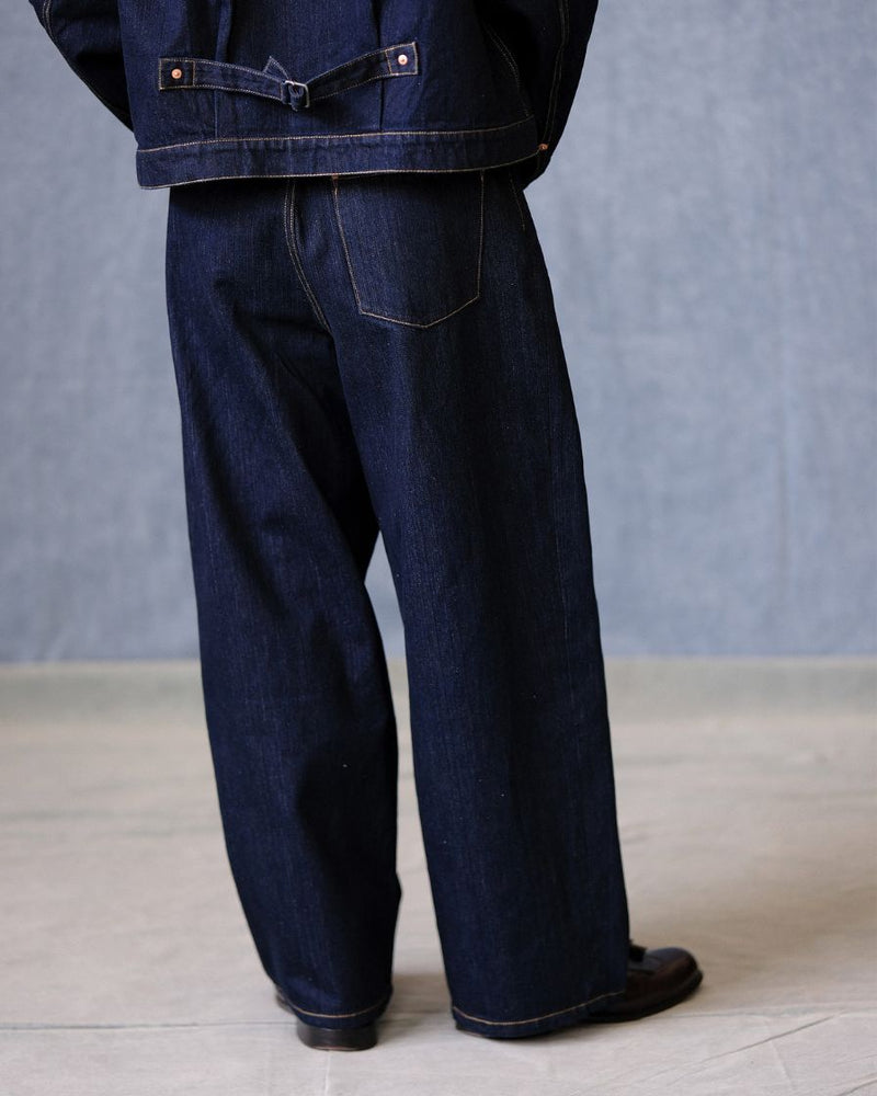 Wide Leg Selvedge Jeans