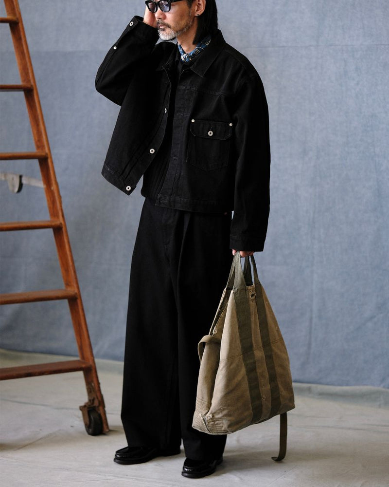 Wide Leg Selvedge Jeans