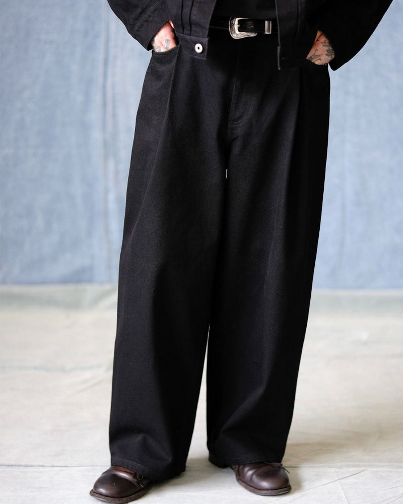 Wide Leg Selvedge Jeans