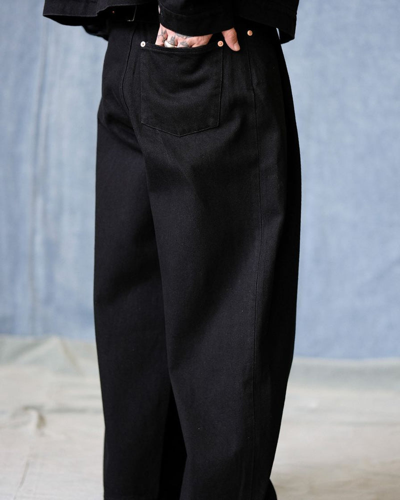 Wide Leg Selvedge Jeans