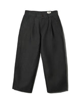 Pleated Workwear Pants Slub Cotton - 'Work Blues'