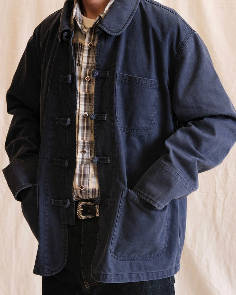 Kung-fu Chore Jacket – Chinese Frog Button Work Jacket | Labour