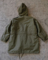 Parka à capuche en fourrure avec doublure polaire