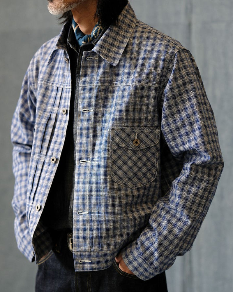 Veste de camionneur à carreaux - « chercheur d'or »
