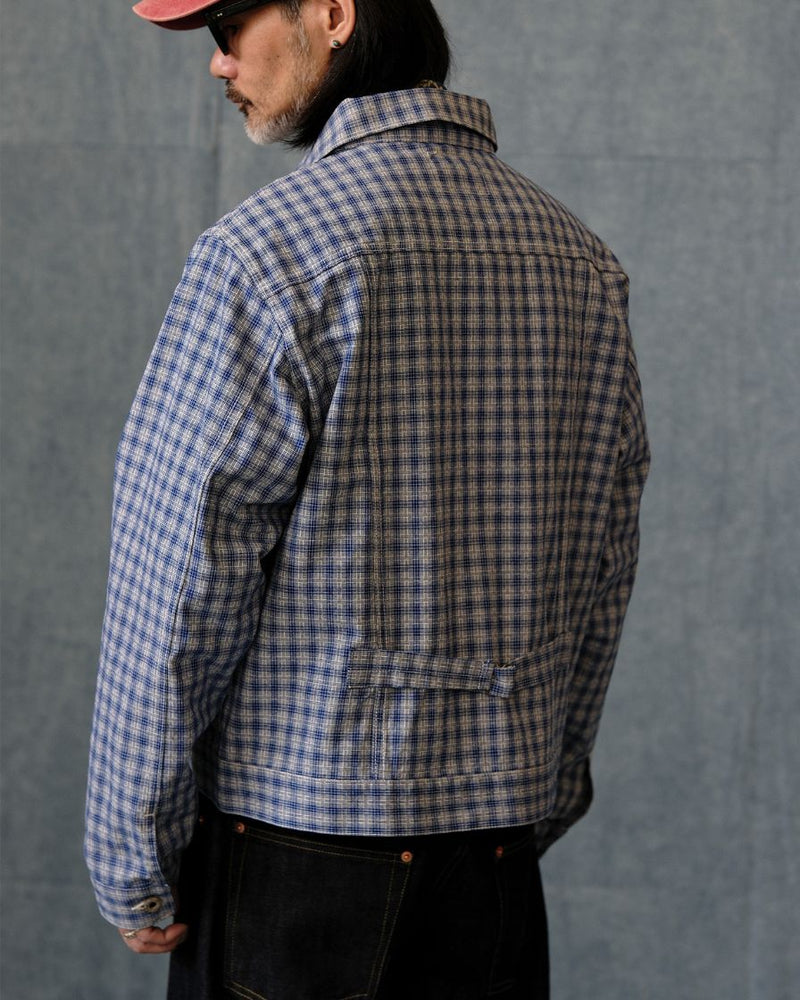 Veste de camionneur à carreaux - « chercheur d'or »