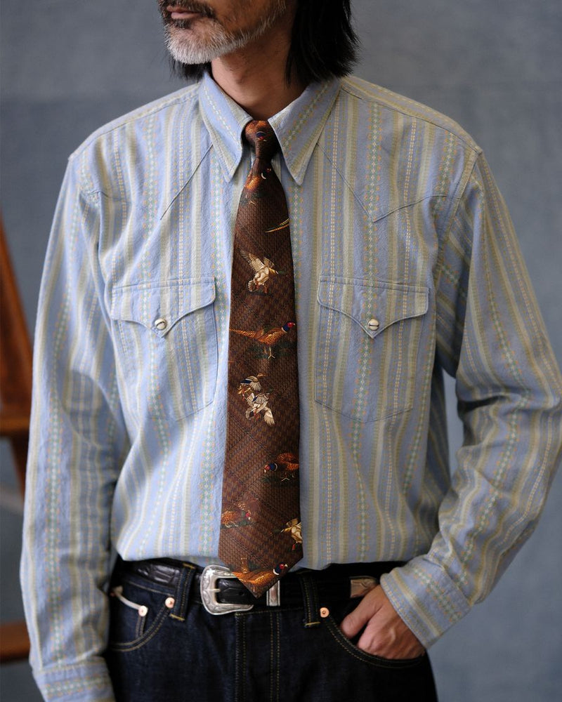 chemise western jacquard années 30