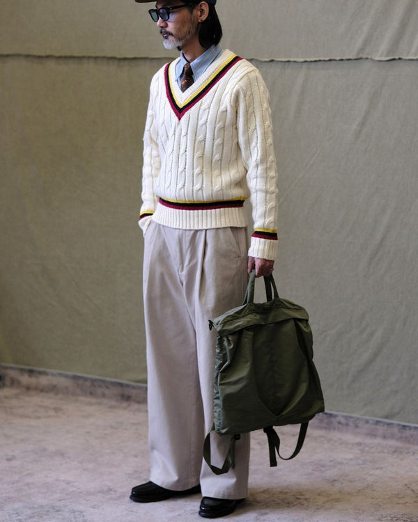 Tennis Sweater Cable Knit