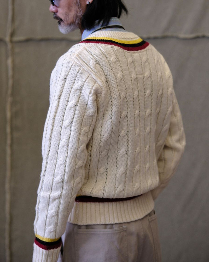 Tennis Sweater Cable Knit