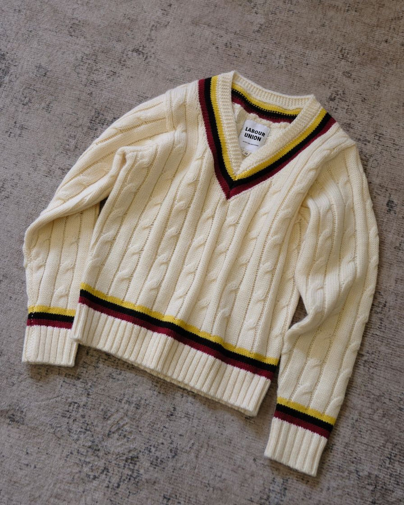 Tennis Sweater Cable Knit