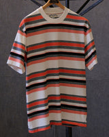 Boxy heavyweight 310g striped cotton t-shirt – view 12