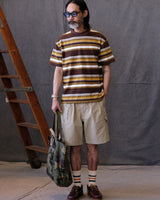 Boxy Heavyweight Striped T-Shirt – 310g Cotton