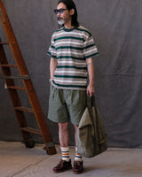 Boxy Heavyweight Striped T-Shirt – 310g Cotton