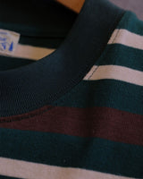 Boxy heavyweight 310g striped cotton t-shirt – view 16