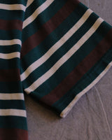 Boxy heavyweight 310g striped cotton t-shirt – view 18